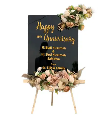 Papan Bunga Akrilik Axa Tower